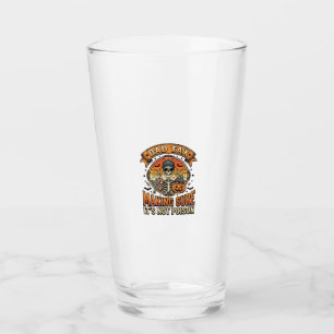 Vater Steuer Lustiges Halloween Skelett Süßigkeite Glas