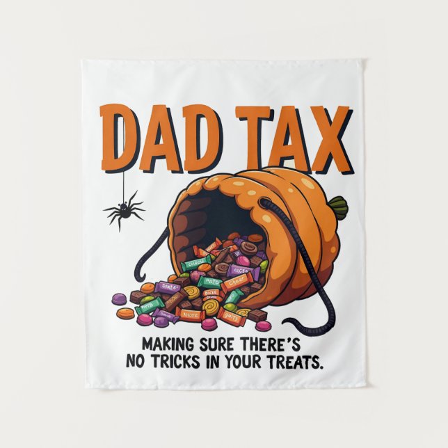 Vater-Steuer - Sicherstellen, dass keine Tricks be Wandteppich (Vorderseite)