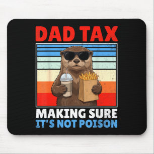 Vater Steuer sorgt dafür, dass kein Gift lustig Re Mousepad