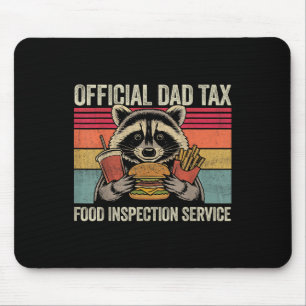 Vater Steuerbeamter Vater Lustig Retro Waschbär Va Mousepad