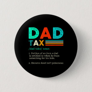 Vater Steuerdefinition Retro Vintage 1 Button