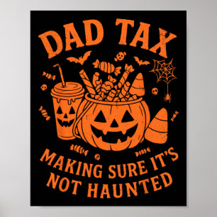 Vater Steuern, um sicherzustellen, dass es nicht S Poster