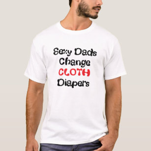 Vater-Stoff-Windel-Befürwortungs-Shirt T-Shirt