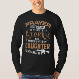 Vater stolz Daddy T-Shirt, wenn du meine Tochter d T-Shirt
