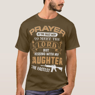 Vater stolz Daddy, wenn du meine Tochter-Geschenke T-Shirt