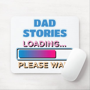 Vater-Storys Laden Bitte warten Mousepad