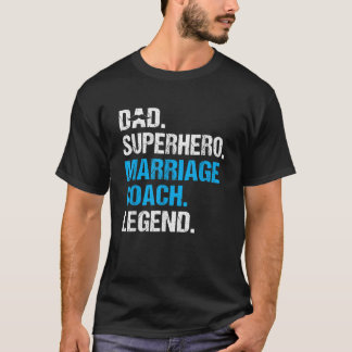 Vater Superheldin Heiratstrainer Sonnenhelferin Co T-Shirt