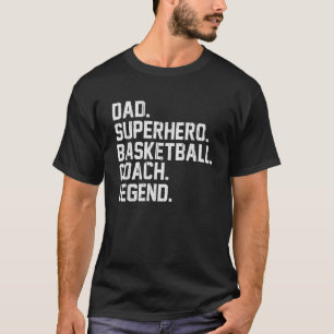 Vater Superheran Basketball Basketball Basketball  T-Shirt