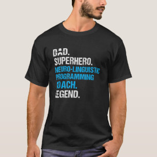 Vater Superhero Neuro Sprachlehrer F T-Shirt