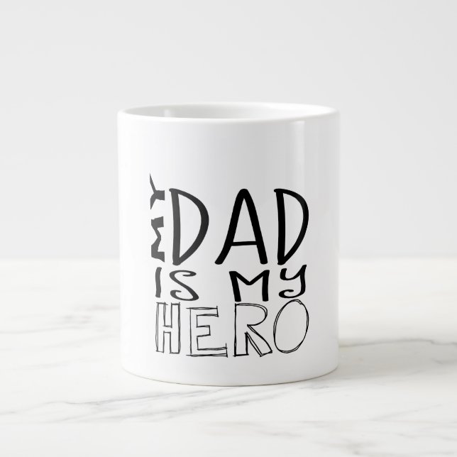 Vater Superhero Tasse (Vorderseite)