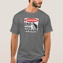 Vater-T - Shirt - Fische passen auf
