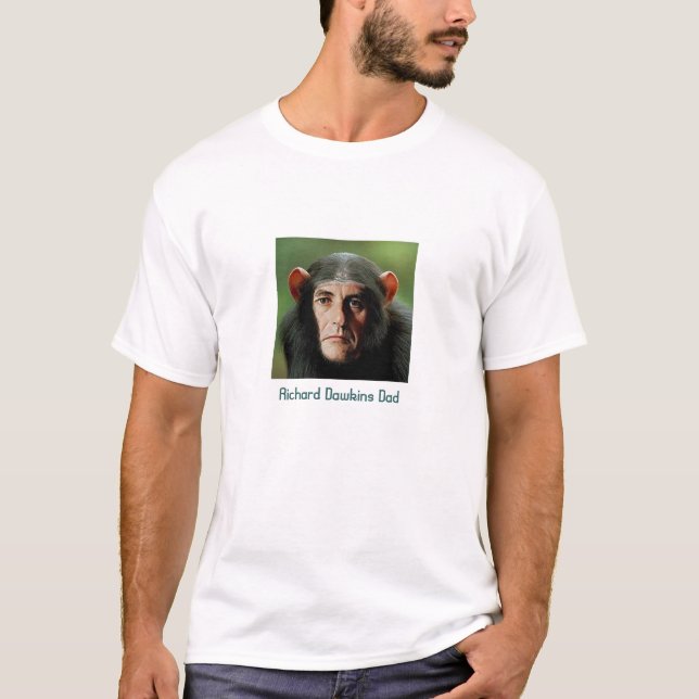 Vater-T-Shirt Richard Dawkins T-Shirt (Vorderseite)