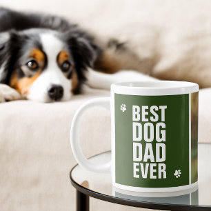 Vater-Tag Best Dog Dad Ever Foto Jumbo-Tasse