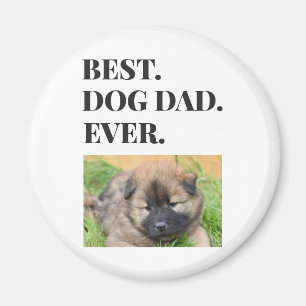 Väter Tag Bester Hund Vater je Foto Magnet
