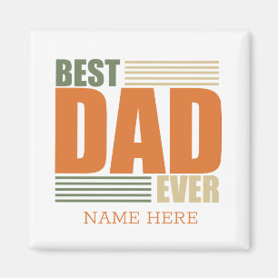 Väter Tag Bester Papa personalisierte Geschenkidee Magnet