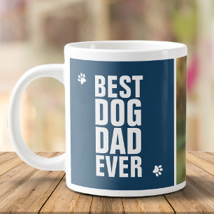 Vater-Tag Bestes Hund Papa Aller Foto Jumbo-Tasse