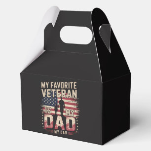 Vater Tag des Vaters Mein Lieblingsveteran Geschenkschachtel
