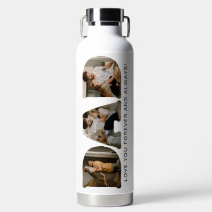 Vater-Tag-Foto-Collage DAD Trinkflasche