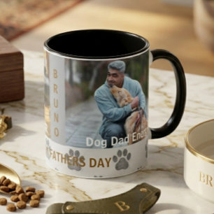 Vater-Tag für Haustierliebhaber mit individuellem Tasse