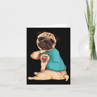 Väter Tag Geschenk Funny Hund Mops I Liebe Vater T