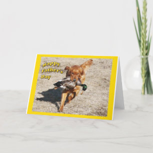 Vater Tag Golden Retriever Karte