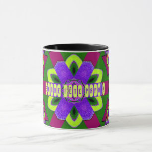 Vater-Tag Kaleidoskop-Gemälde Tasse
