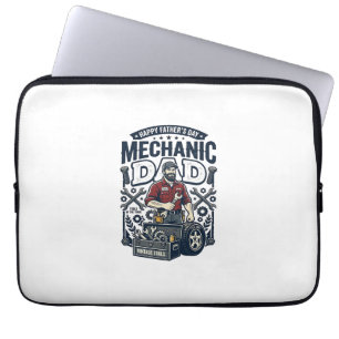 Vater Tag Mechaniker Vater Shirt Lustiger arbeiten Laptopschutzhülle
