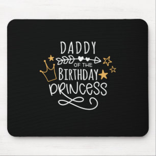 Vater-Tag Papa der Geburtstagskünstlerin Mousepad