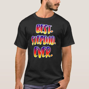 Vater Tag Verrückte Stiefvater Liebe Retro Vintage T-Shirt