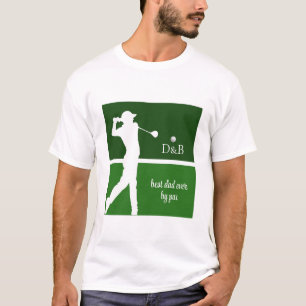 Väter-Tagesgeschenk Golf, bester Papa je auf Par T-Shirt