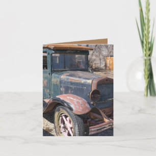 Vater-tagskarte, Alter LKW Ein seltener Fund Karte