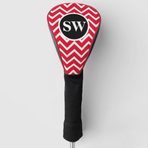 Väter tanzen mit Monogramm Zickzack Personalisie Golf Headcover
