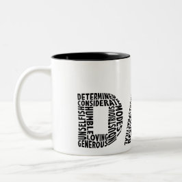 Vater-Tasse Zweifarbige Tasse