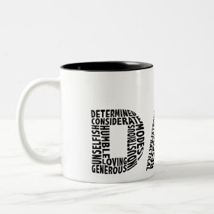 Vater-Tasse Zweifarbige Tasse