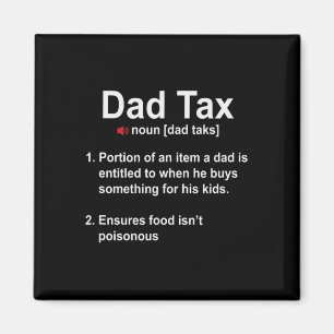 Vater Tax Definition Daddy Pater Papa Vatertag Magnet