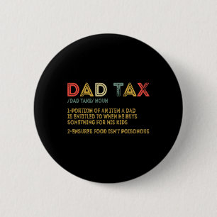 Vater Tax Definition Herren Funny Vatertag 2 Button