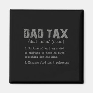 Vater Tax Definition Herren Funny Vatertag 3 Magnet