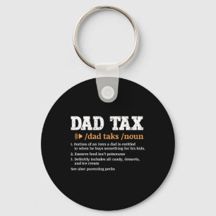 Vater Tax Definition Retro Vintag Schlüsselanhänger