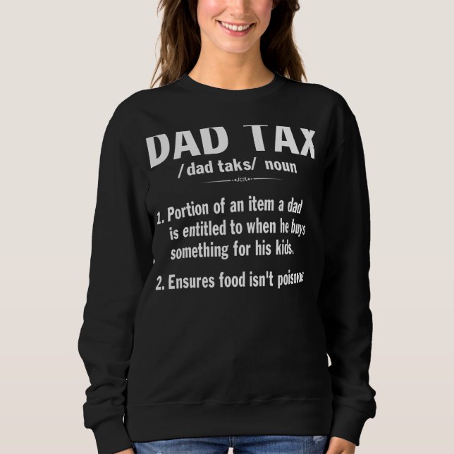 Vater Tax Definition Vater Sweatshirt (Vorderseite)