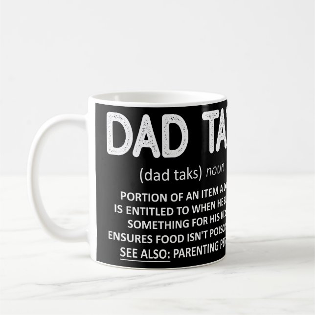 Vater Tax Definition Vatertag Kaffeetasse (Links)