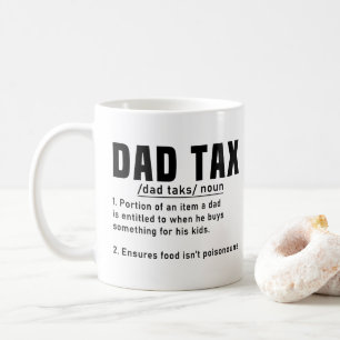 Vater-Tax-Definition Vatertag Lustig Vater Cool Kaffeetasse