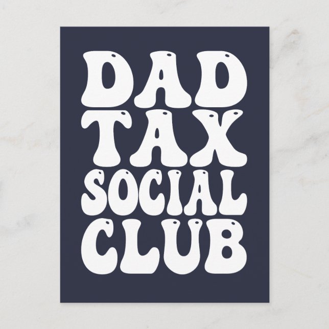 Vater Tax Social Club Postkarte (Vorderseite)