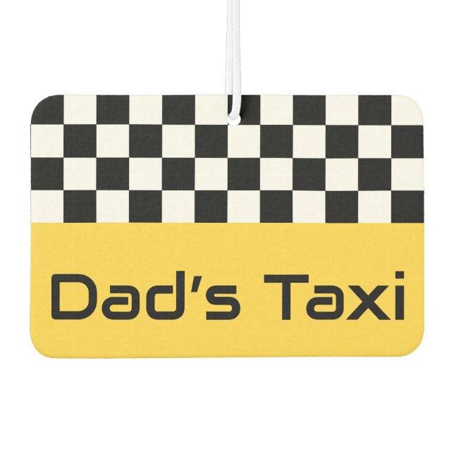Vater Taxi Auto Air Freshener Geschenk Autolufterfrischer (Vorderseite)