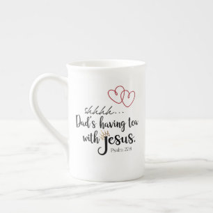 VATER TEA MIT JESUS Christliche ruhige Zeit Prozellantasse
