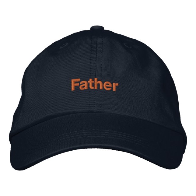 Vater Text Stilvolle Kappe Handsome und Lovable Ha (Vorderseite)