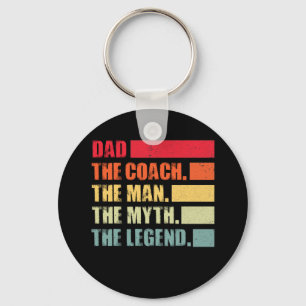 Vater The Coach Man Myth Legend Coach Vatertag Schlüsselanhänger