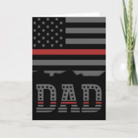Vater Thin Red Line Feuerwehrmann Vater Geschenke