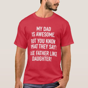 Vater Tochter Offspringoddler Daughters Mädchen T-Shirt