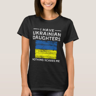 Vater-Tochter-Shirt Nichts schreckt mich Ukrainisc T-Shirt