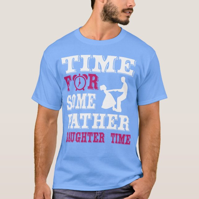 Vater Tochter Zeit lustige tee Vintag (Vorderseite)